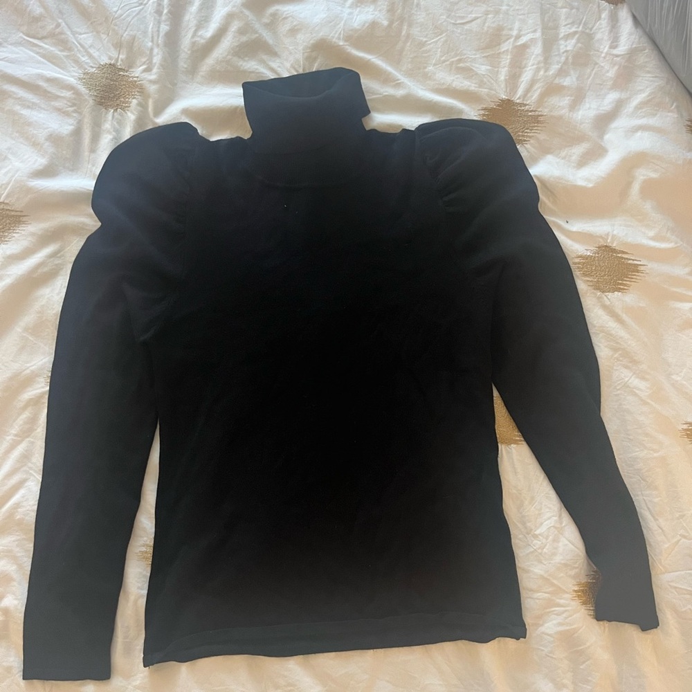 Lulu's Black Turtleneck Sweater